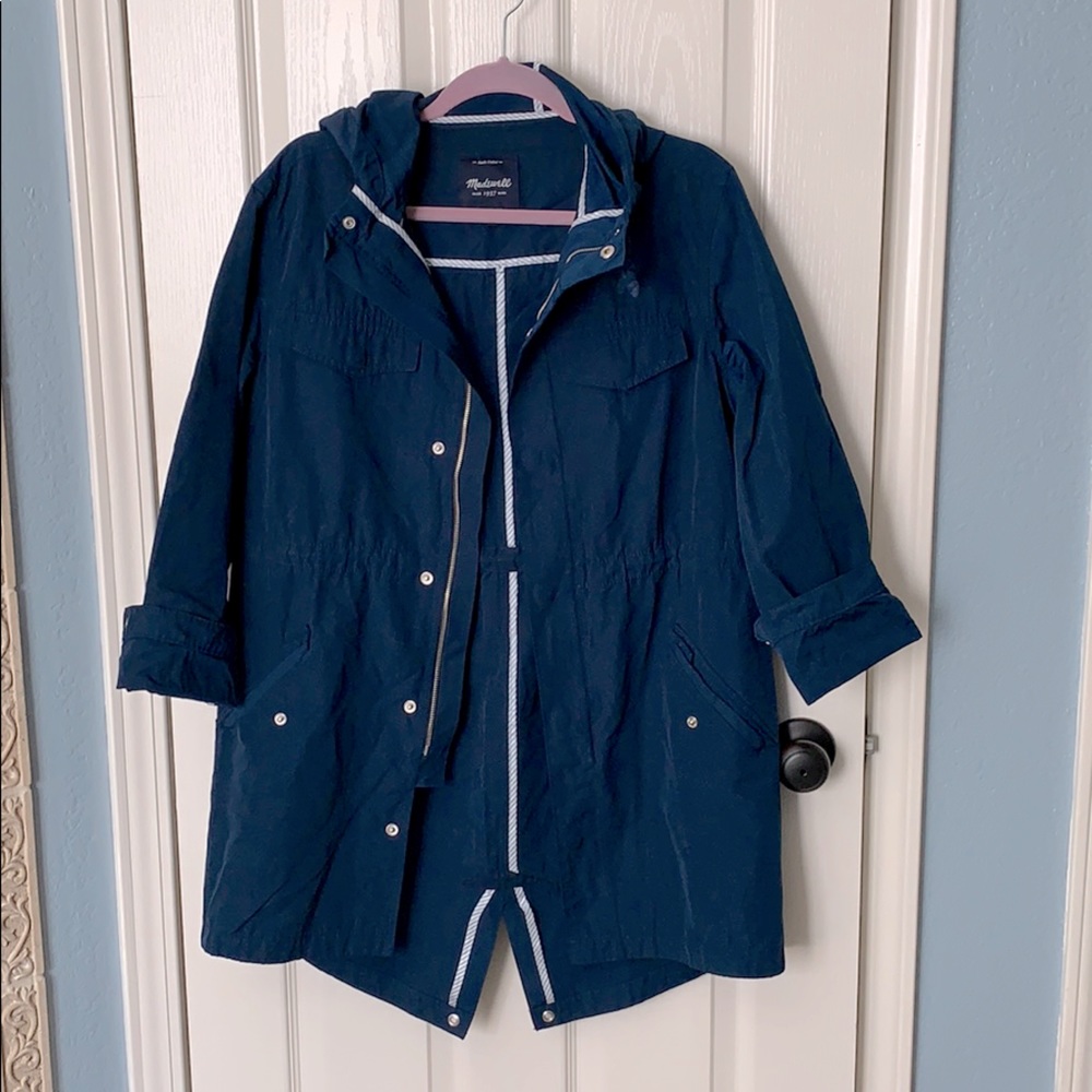 Madewell hooded anorak size M